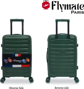 flymate paris Suitcase Combo (Green)
