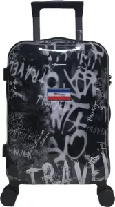 flymate paris Suitcase Combo (Black)