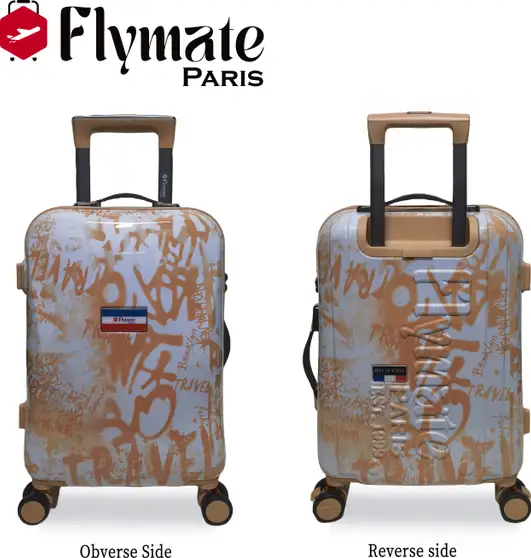 Flymate Suitcase Combo (Orange) - Image 2