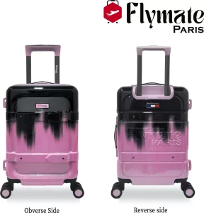 flymate paris Suitcase Combo (Pink)