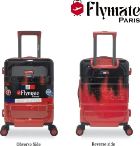flymate paris Suitcase Combo (Red)
