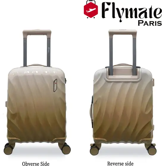 Flymate Suitcase Combo (Brown)