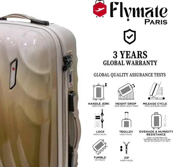 Flymate Suitcase Combo (Brown) - Image 4