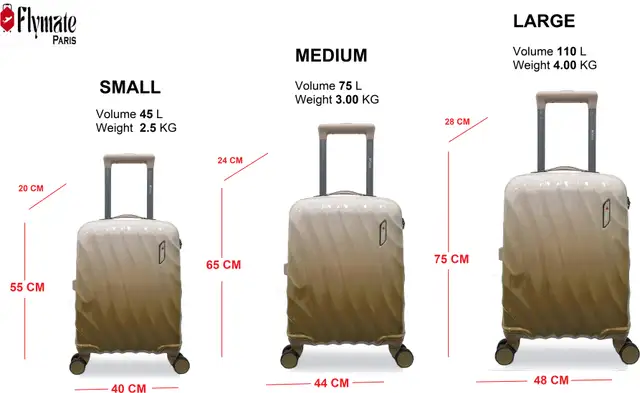 Flymate Suitcase Combo (Brown) - Image 3