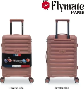flymate paris Suitcase Combo (Pink)