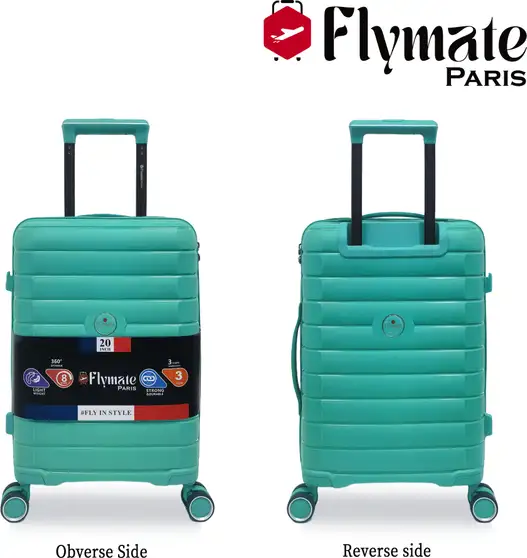 Flymate Suitcase Combo (Blue)