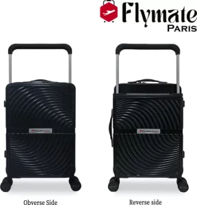 flymate paris Suitcase Combo (Black)