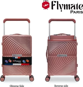 flymate paris Suitcase Combo (Pink)