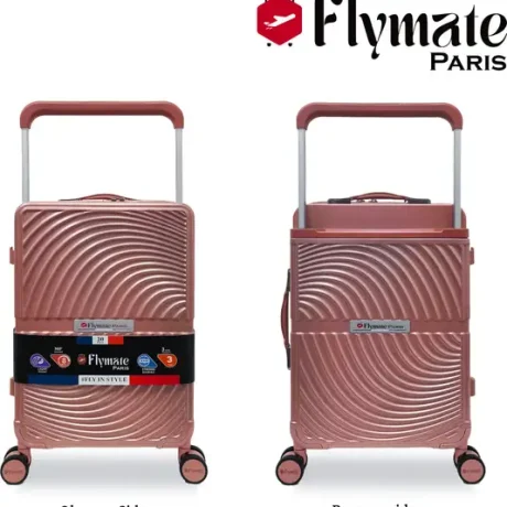 Flymate Suitcase Combo (Pink)