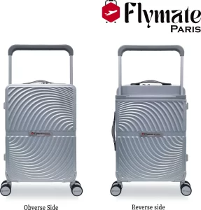 flymate paris Suitcase Combo (Silver)