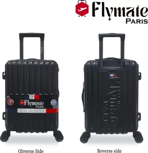 flymate paris Suitcase Combo (Black)