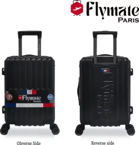 flymate paris Suitcase Combo (Black)