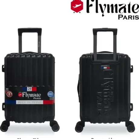 Flymate Suitcase Combo (Black)