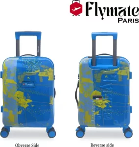 flymate paris Suitcase Combo (Blue, Green)