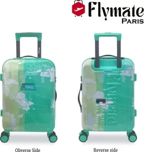 flymate paris Suitcase Combo (Green)