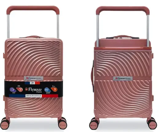 Flymate Suitcase Combo (Pink)
